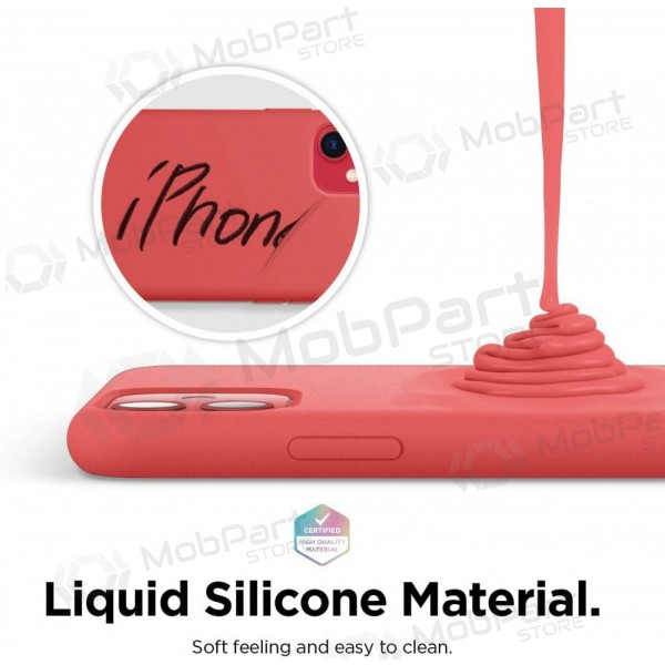 Xiaomi Redmi A7 Pro hoesje -Liquid Silicone- 1.5mm rood
