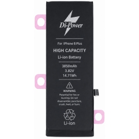 Apple iPhone 8 Plus batterij, Di-Power 3850 mAh (verhoogde capaciteit)