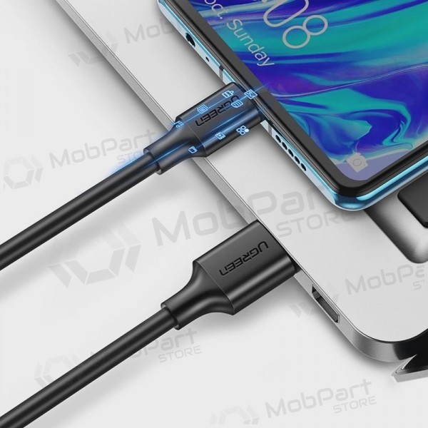 USB-C kabel Ugreen US184 USB-A naar USB-C 1 m USB 3.2 Gen1 3 A zwart