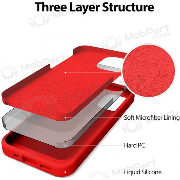 Apple iPhone 14 Plus hoesje Mercury - Silicone Case (rood)