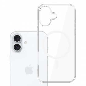 Apple iPhone 16 Pro hoesje - 3MK Clear MagCase (transparant)