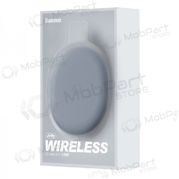 Draadloze lader Baseus Jelly 15W (supports QI standard) (zwart)