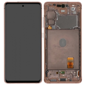 Samsung Galaxy S20 FE scherm (Cloud Orange) (met frame) (origineel)