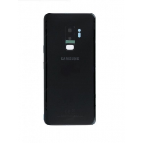 Samsung G965F Galaxy S9 Plus achtercover zwart (Midnight Black) (gebruikt grade A, origineel)