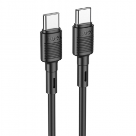 USB kabel Hoco X83 60W Type-C to Type-C 1.0m zwart