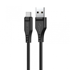 USB kabel Acefast C3-04 USB-A to USB-C 1.2m zwart