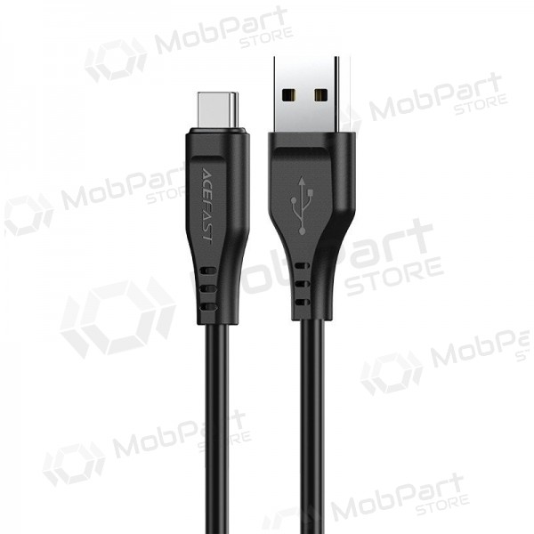USB kabel Acefast C3-04 USB-A to USB-C 1.2m zwart