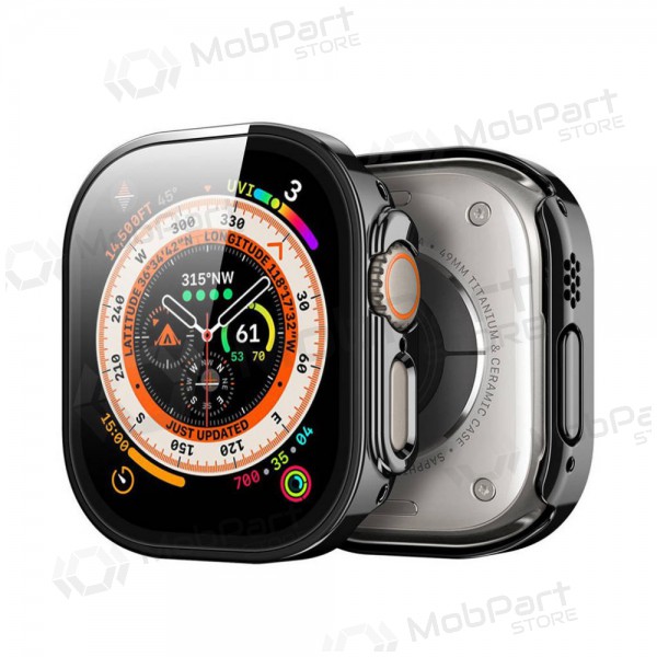 Apple Watch Ultra 49mm LCD beschermglas / hoesje - Dux Ducis Hamo (zwart)