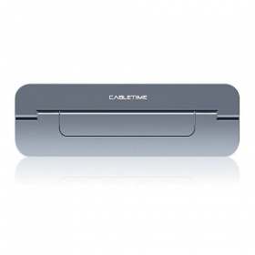 Laptopstandaard, grijs