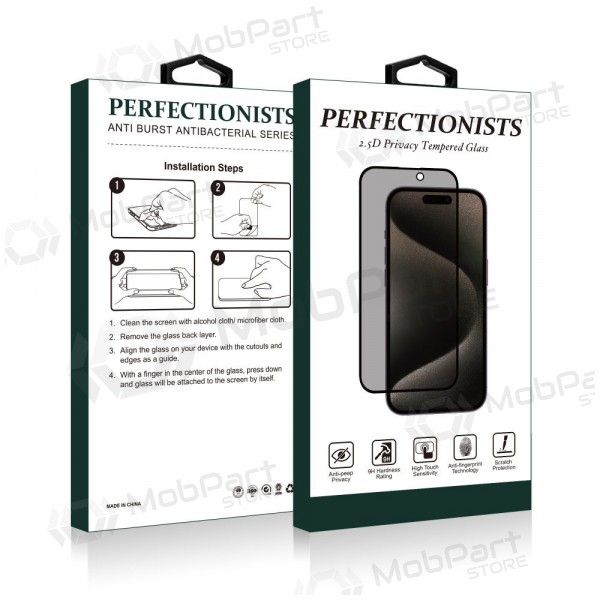 Apple iPhone 16 Pro Max screenprotector - 2.5D Privacy Perfectionists