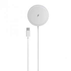 MagSafe draadloze oplader Blue Star Charing Pad 15 W met USB-C kabel wit