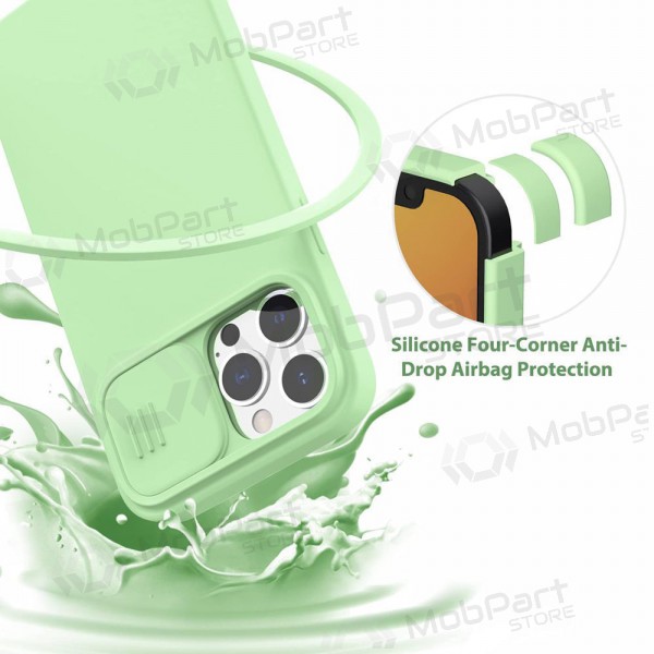 Apple iPhone 14 hoesje - Nillkin Silicone (lichtgroen)