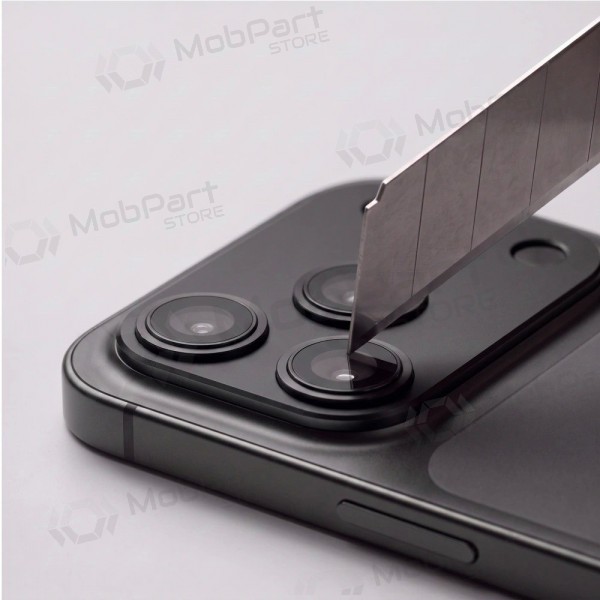 Apple iPhone 18 Pro camera bescherming - Tech-Protect CamFull Fit+ (zwart)