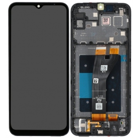 Samsung Galaxy A14 5G scherm (zwart) (met frame) (origineel)