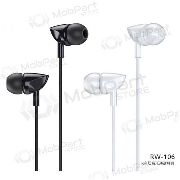 Handsfree Remax RW-106 3,5mm (zwart)