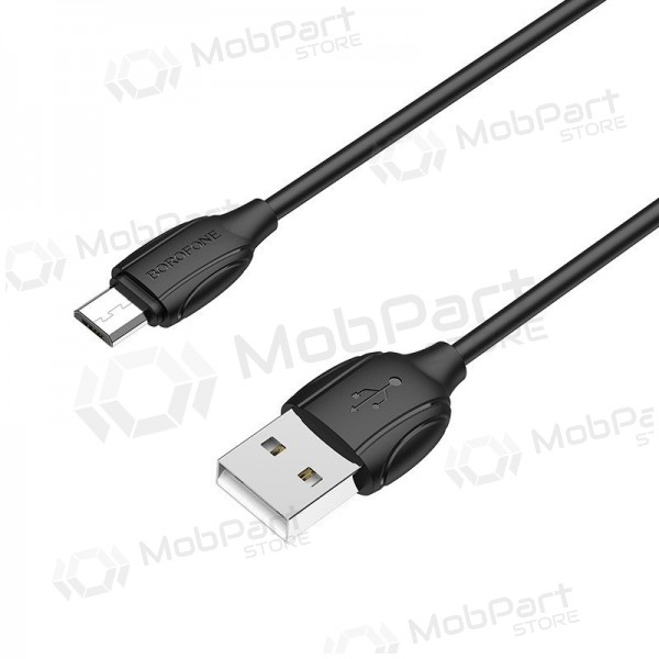 Micro USB-kabel Borofone BX19 USB-A naar Micro USB 1 m zwart