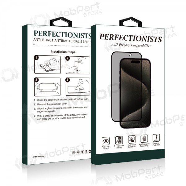 Apple iPhone 14 Pro beschermglas - 2.5D Privacy Perfectionists