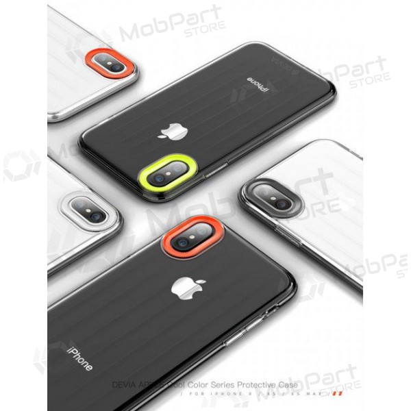 Apple iPhone X / XS hoesje - Devia Yonger (geel)