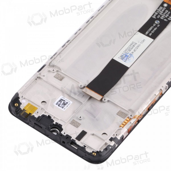 Xiaomi Redmi 9AT scherm (zwart) (met een frame) (service pack) (origineel)