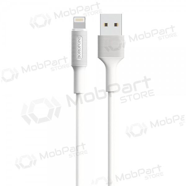 USB kabel Borofone BX1 Lightning 1.0m (wit)