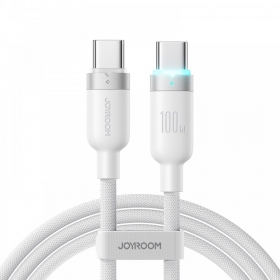 USB-C kabel Joyroom S-A63 USB-C naar USB-C 1.2 m 100 W wit