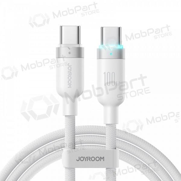 USB-C kabel Joyroom S-A63 USB-C naar USB-C 1.2 m 100 W wit