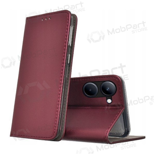 Samsung Galaxy A17 hoesje Smart Magnetic (bordeaux)