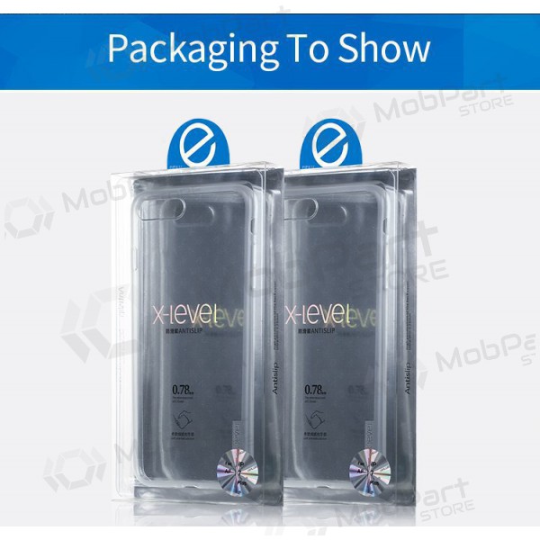 Huawei P30 hoesje X-Level Antislip (transparant)