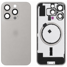 Apple iPhone 16 Pro achterkant (grijs) (Premium)