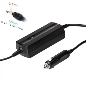 Autolader voor laptop Akyga AK-ND-37 (19V / 4.74A 90W 5.5 x 3.0mm + pin) - SAMSUNG 1.2m