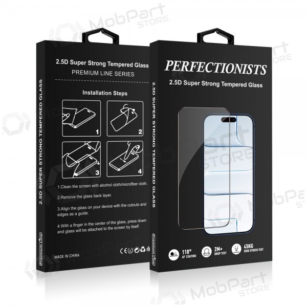 Apple iPhone 16 Pro Max screenprotector - Perfectionists 2.5D Super Strong