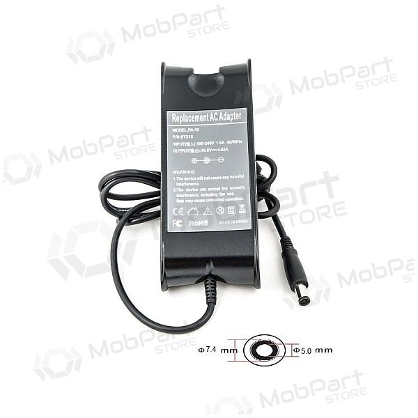 DELL 90W laptop oplader 19.5V, 4.62A