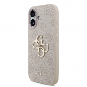 Apple iPhone 17 hoesje - Guess PU 4G Metal Logo
