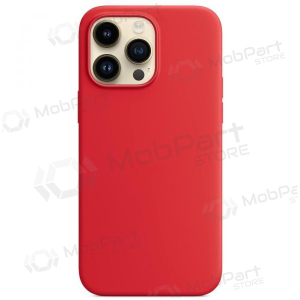 Apple iPhone 16 Pro Max hoesje - Mag Silicone Case (rood)