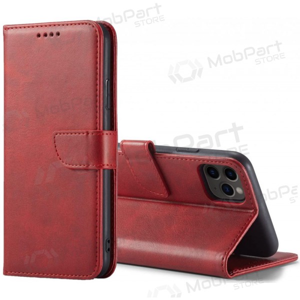 Apple iPhone 16e hoesje - Wallet Case (rood)
