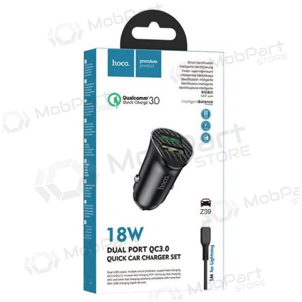 Autolader HOCO Z39 USB + 