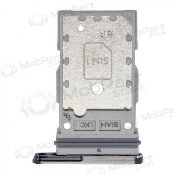 Samsung S918 Galaxy S23 Ultra Dual SIM kaarthouder (zwart) (service pack) (origineel)