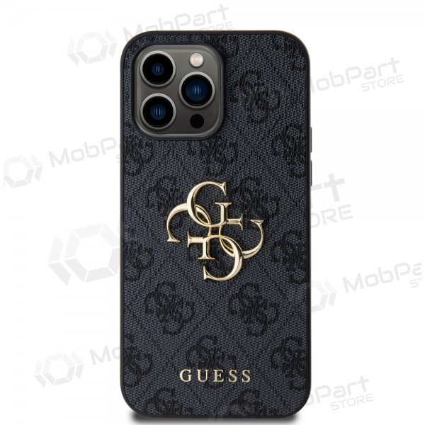 Apple iPhone 14 Pro Max hoesje - Guess PU 4G Metal Logo (grijs)