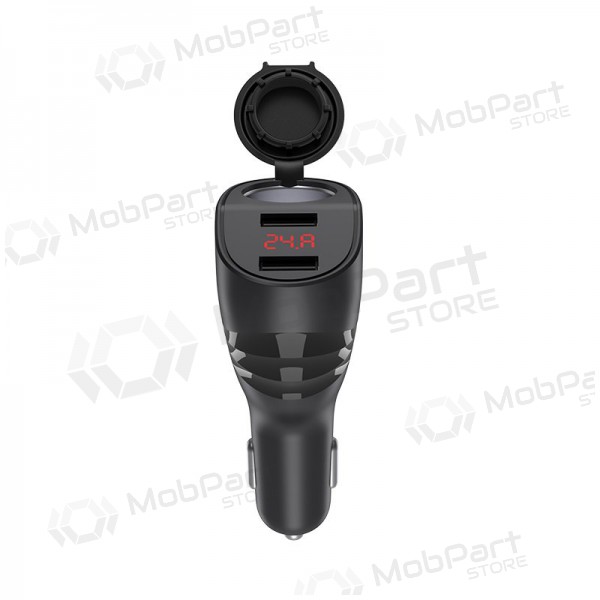 Lader automobilinis Hoco Z34 x 2 USB (3.1A) (zwart)
