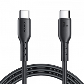 USB kabel Joyroom SA26-CC3 USB-C to USB-C 60W 1.0m zwart