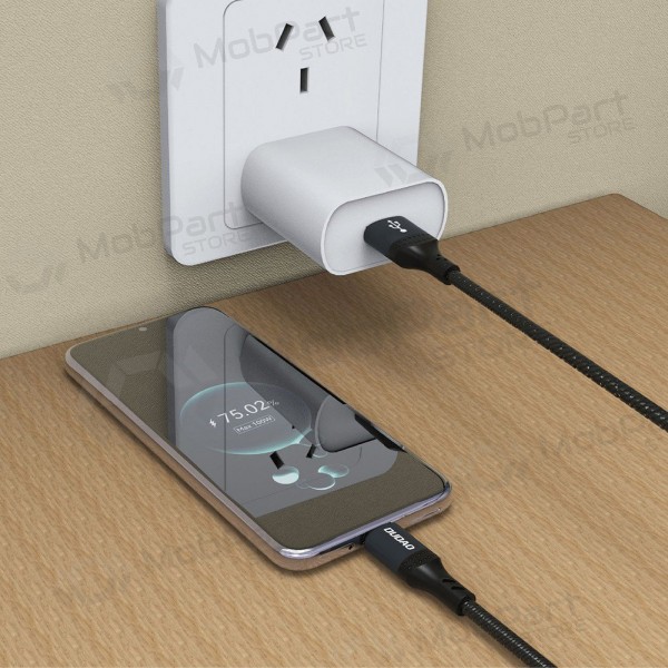 USB-C kabel Dudao L3ST USB-A naar USB-C 3 m 5A zwart
