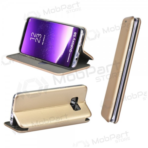 Apple iPhone 5 / 5S / SE hoesje - Book Elegance (goud)