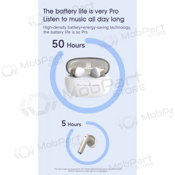 Draadloze hoofdtelefoon met microfoon Dudao U8 Bluetooth USB-C zwart