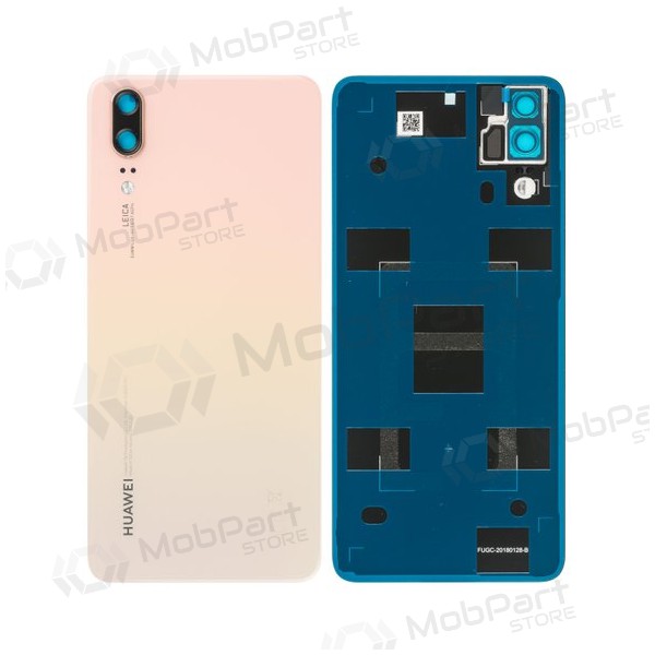 Huawei P20 achtercover (roze / goud) (servicepack) (origineel)