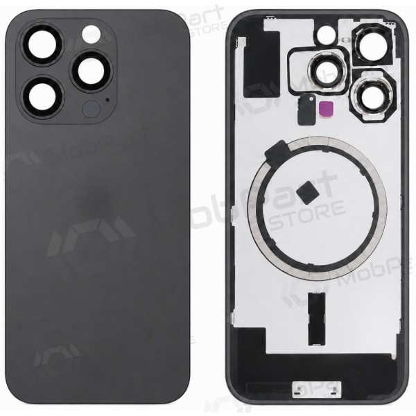 Apple iPhone 16 Pro achterkant (zwart) (Premium)