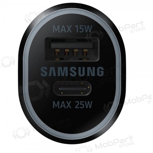 Lader automobilinis origineel Samsung EP-L4020NBEGEU 1xType-C 1xUSB-A zwart in het pakket 40W