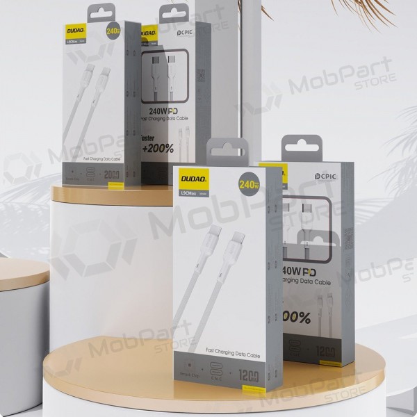 USB-C kabel Dudao L9CMax USB-C naar USB-C 2 m 240 W zwart
