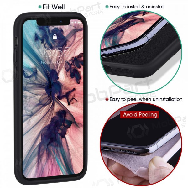 Apple iPhone 6 / 6S hoesje - Liquid Silicone - 1.5mm (zwart)