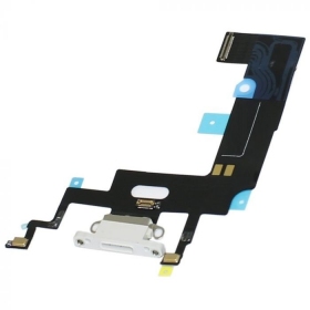 Apple iPhone XR oplaadpoort en microfoonconnector (wit)