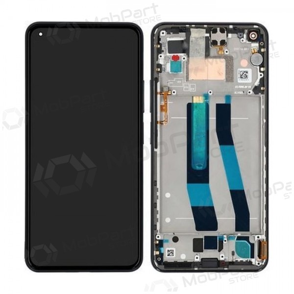 Xiaomi Mi 11 Lite 4G / Mi 11 Lite 5G scherm (zwart) (met een frame) (service pack) (origineel)